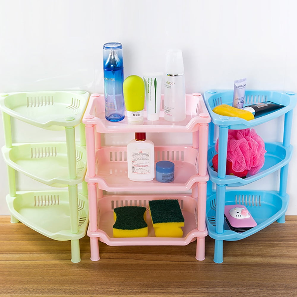 Tanuse Storage Containers on Sale 3 Tier Plastic Corner Organizer ...