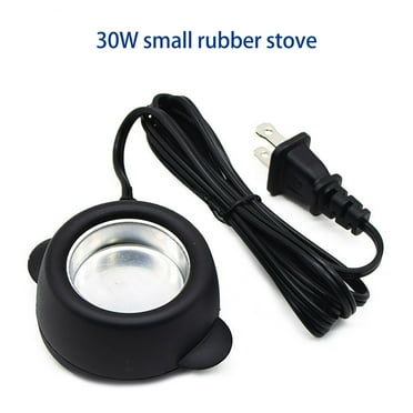 Tanxxt Clearance Hot Glue Skillet for Crafting, 30W Mini Electric Hot Glue Melting Pot for Glue Sticks Glue Pellets and Beads, 380 F Constant Temperature Hot Pan for Floral, Crafts, DIY.