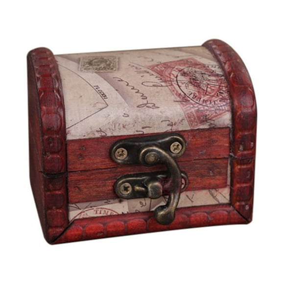 Tanxxt Promotion Gift Box Trinket Jewelry Box Wooden Storage Handmade Decorative Vintage Case Other