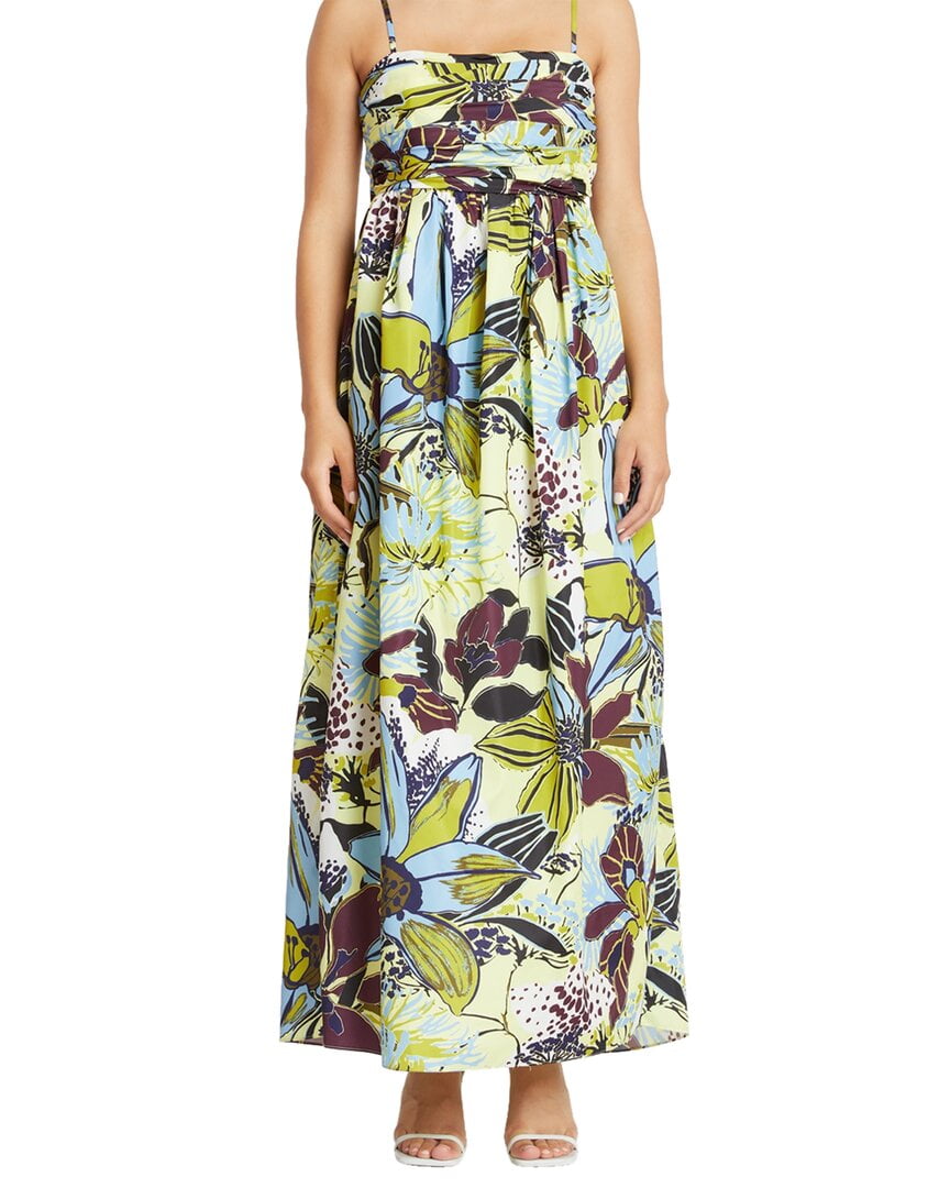 chinese dress ladies Blue Ikat Tanya Maxi Dress main image 0