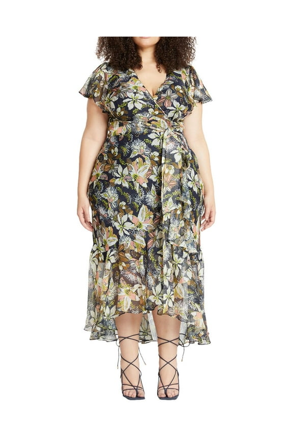 womens Blaire Silk & Linen-Blend Midi Dress, 0