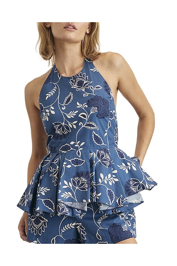 womens Celeste Top, 14, Blue