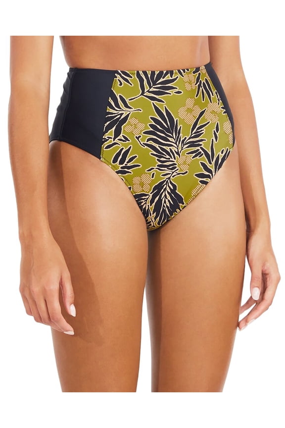 womens Kaia Bikini Bottom, XS, Green