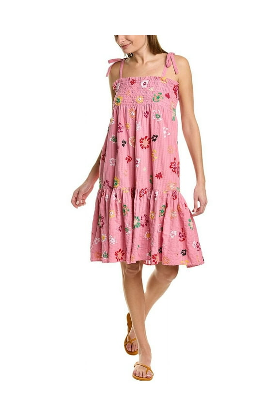 womens Leandra Dress, XS, White