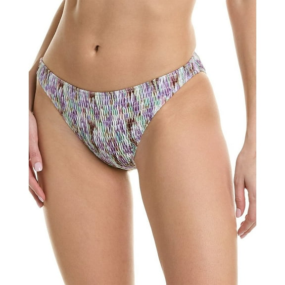 Tanya Taylor womens  Valencia Smocked Bikini Bottom, XS