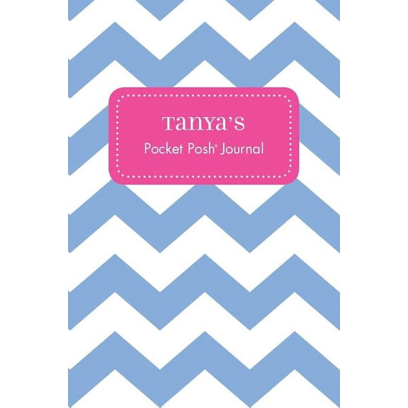 Tanya's Pocket Posh Journal, Chevron, (Paperback)