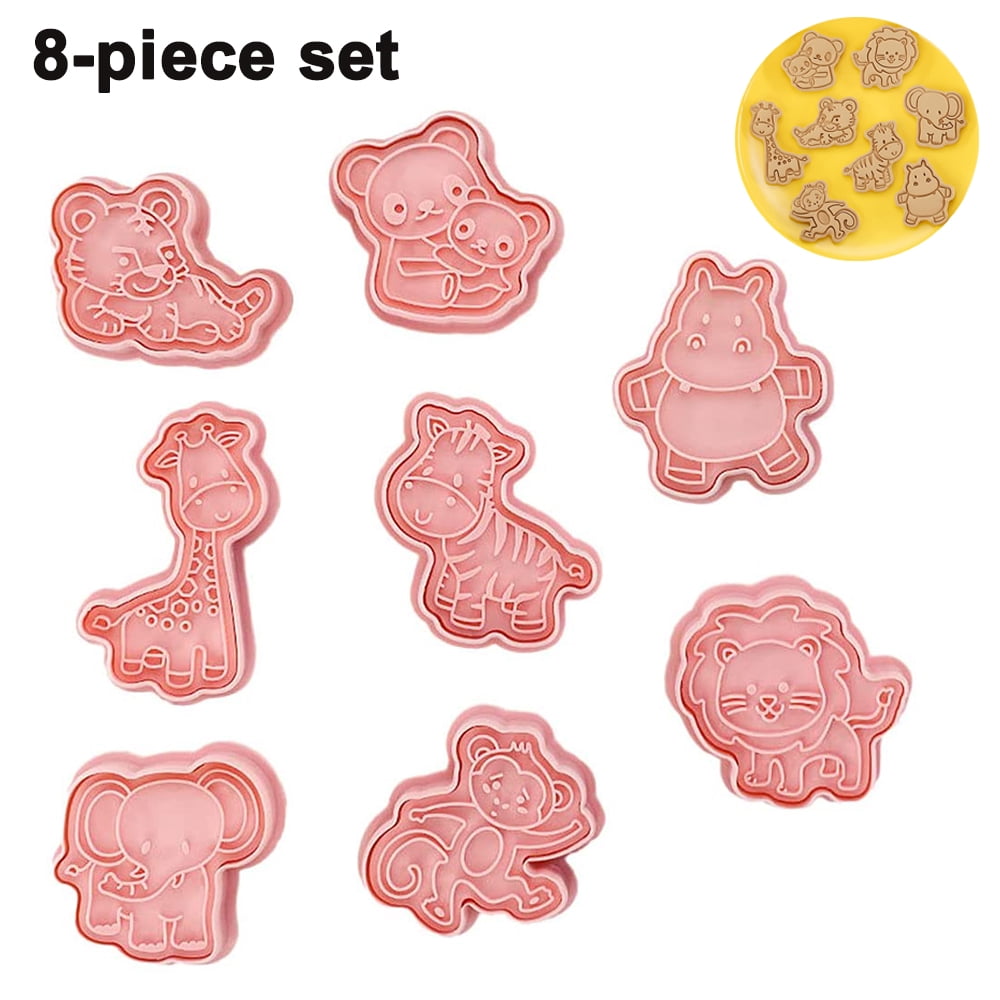 Tanyoung 8 PCS Animal Shaped Cookie Cutters Forest Creatures For Tanyoung 8 pcs animal shaped cookie cutters forest creatures for