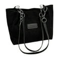 thumbnail image 1 of Tanyzvel Corduroy Tote Bag with Spliced Metal Chain Strap, Large Capacity Bag for Women, 1 of 5