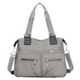 thumbnail image 1 of Tanyzvel Women Water Resistant Nylon Crossbody Bag, Multi Pocket Lightweight Everyday Shoulder Tote Purse, 1 of 5