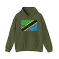 thumbnail image 1 of Tanzania Tanzanian Flag Pride Hoodie, Gifts, Hooded Sweatshirt, 1 of 4