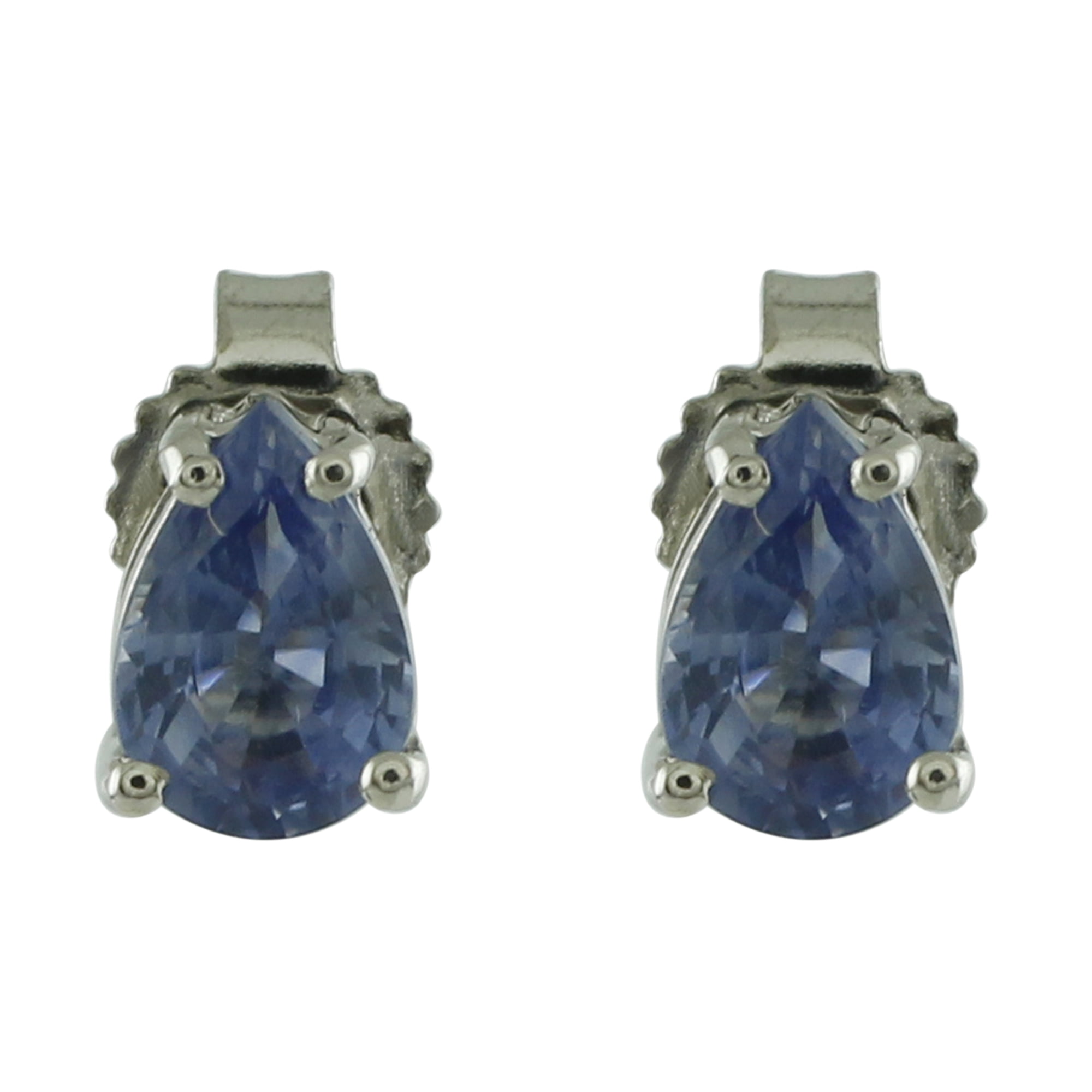 Tanzanite Natural Gemstone Stud Anniversary Earrings 925 Sterling Silver Jewelry