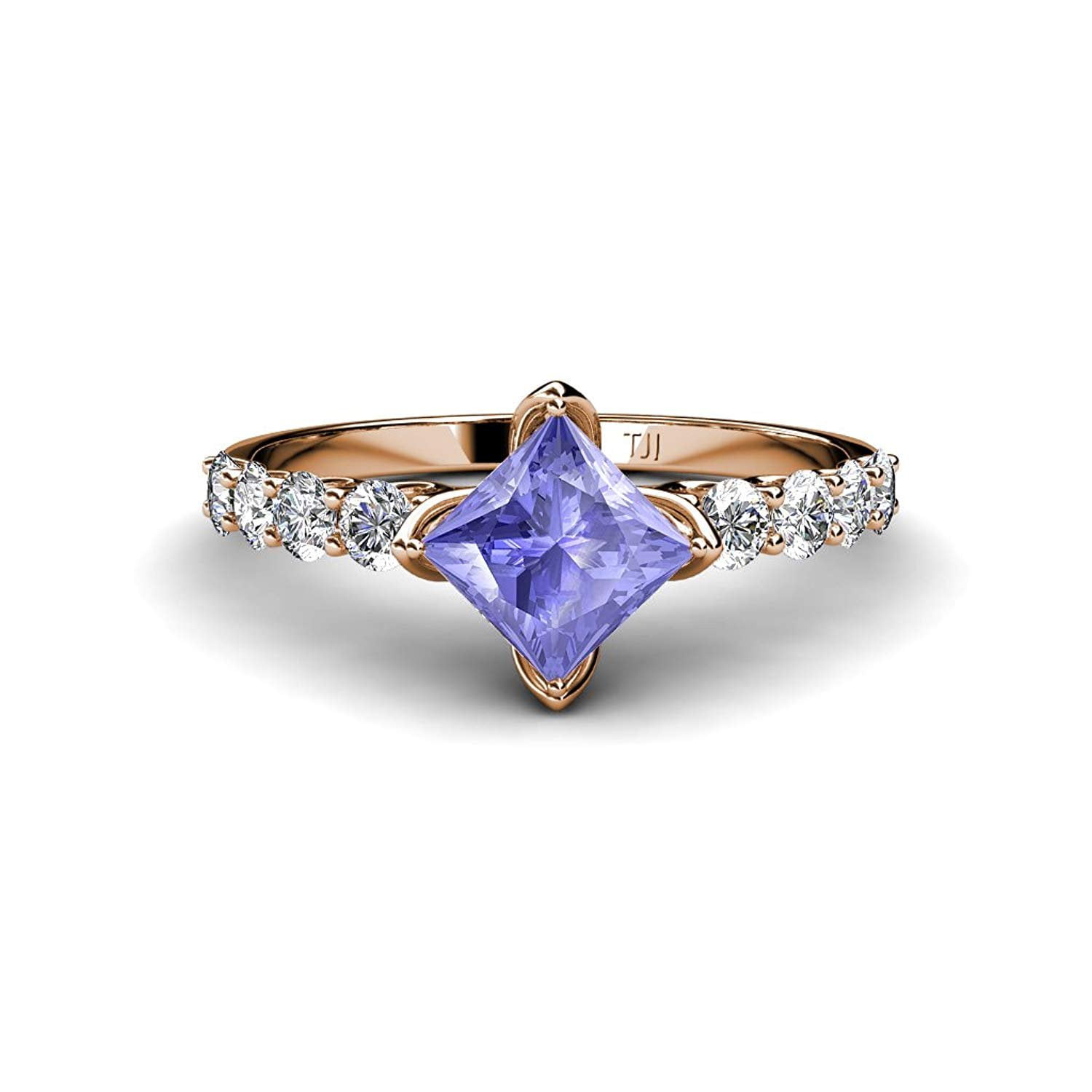 Tanzanite princess cut ring best sale
