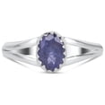 thumbnail image 1 of Tanzanite Ring Adjustable 925 Sterling Silver Jewelry By Audrielle, 1 of 5