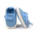 thumbnail image 1 of Tao Baby Girls Boys Squeaky Shoes For Toddlers With On/Off Squeaker Switch Soft Bottom Infant Prewalk Shoes Children's Breathable Shoes, Baby's Walking ShoesBlue6 Months, 1 of 1