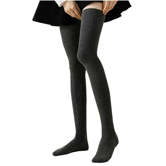 Tao Baby Girls Knee High Socks With Bow Long Stockings Infants Toddlers Ruffled Socks School Uniform Leggings 3 PairsGrayM