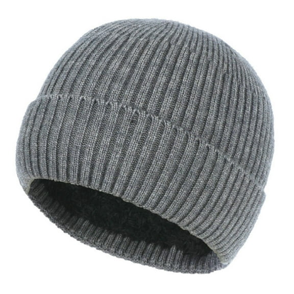 Tao Beanie For Men Women Cuffed Plain Skull Beanie Unisex Knit Ribbed Winter Hat Cap Men And Womens Beanies GrayFree Size