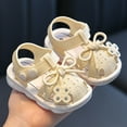 thumbnail image 1 of Tao Children's New Baotou Sandals Boy And Girl Baby Baby Non-slip Soft Soles Outside To Wear Toddler Shoes SandalsBeige24, 1 of 1