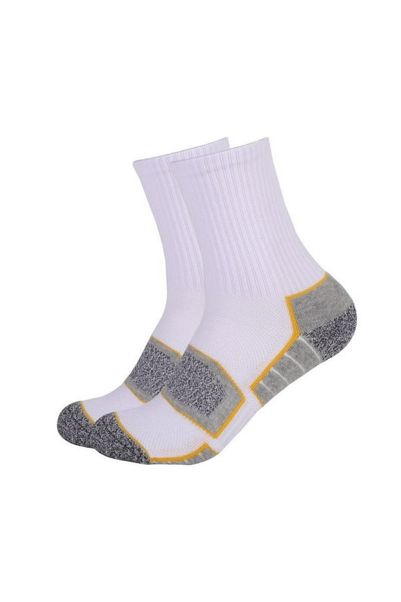 Tao Compression Socks For Men Women, Athletic Crew Socks Cushioned For Men Sports Running-Arch SupportDark GrayM