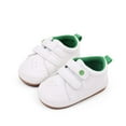 thumbnail image 1 of Tao Double Bow Fringe Baby Shoes Soft Sole Baby Shoes Girls Toddler Crib Flats Solid Color Non Skid Leather Shoes Toddler First Walkers Infant Princess Wedding Christmas ShoesGreen12, 1 of 1