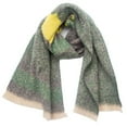 thumbnail image 1 of Tao Ladies' Winter Men's And Women's Short Beard Spliced Leopard Print ScarfGreenFree Size, 1 of 1