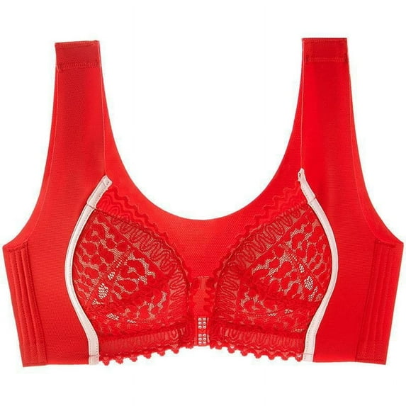 Tao Libiyi Bra, Libiyi Push-Up Lace Bra,libiyi Posture Correction Bra, Libiyi Posture Correction Bra,Comfort Libiyi Posture Bra Red3XL