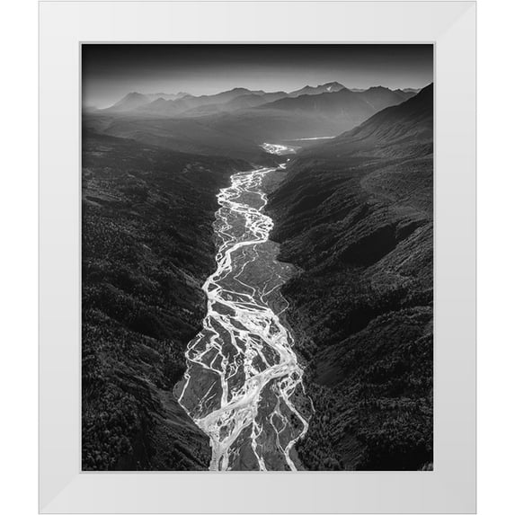 Tao, Liwen 26x31 White Modern Wood Framed Museum Art Print Titled - Untitled