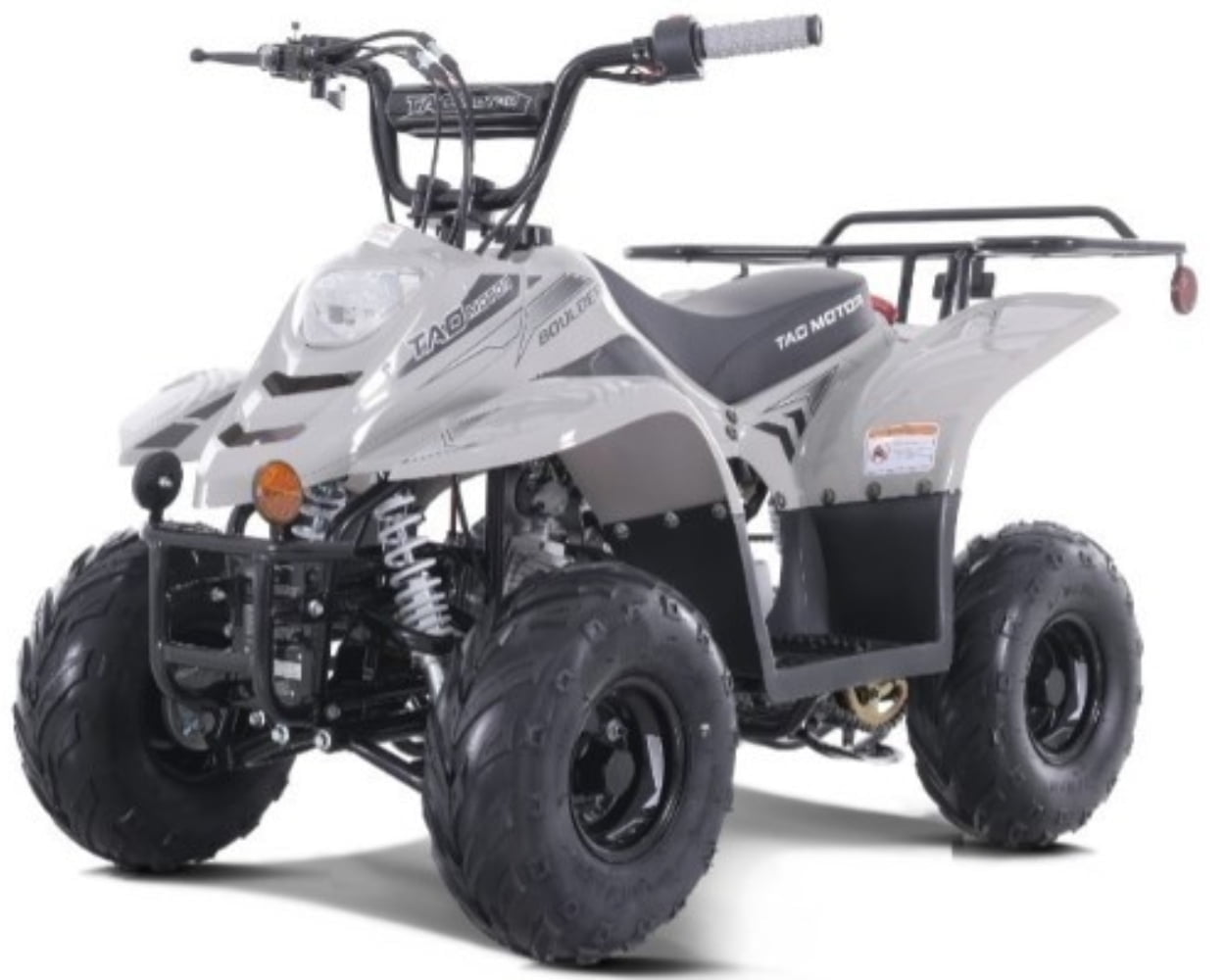 Tao Motor 110CC New Boulder, 4-Stroke Engine Max 0.6Gal Tank ATV Gas Car for Kids, New, Black