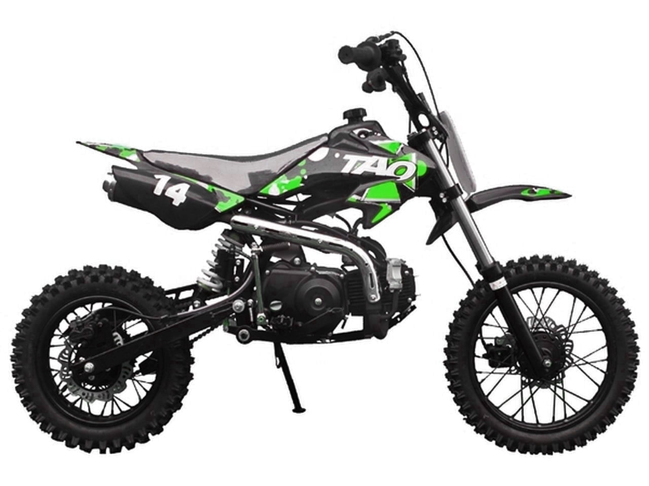 Tao Tao DB 14 110cc Dirt Bike Semi-Auto Off Road Dirt Bike- GREEN