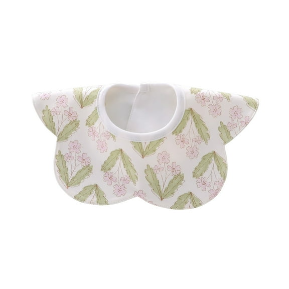Tao Muslin Baby Drooling Bibs Unisex Soft & Absorbent Multi-Layer Baby Bibs for Drooling And Teething Boys Girls GreenOne Size