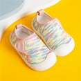 thumbnail image 1 of Tao Newborn Baby Boys Girls First Walker Crib Shoes Soft Rubber Sole Infant Sneakers Fashion High-Top Non-Slip Lightweight Easy Walk Casual Sport Strap Athletic Running ShoesPink23, 1 of 1