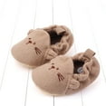 thumbnail image 1 of Tao Newborn Infant Baby Boys Girls Cute Cartoon Slipper Soft Non Skid Sole Slip On House Animal Indoor Sock Shoes Crib For New Walkers Newborn Flats Kids Breathable Sneakers Coffee12, 1 of 1