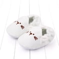 thumbnail image 1 of Tao Newborn Infant Baby Boys Girls Cute Cartoon Slipper Soft Non Skid Sole Slip On House Animal Indoor Sock Shoes Crib For New Walkers Newborn Flats Kids Breathable Sneakers White12, 1 of 1