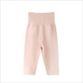 thumbnail image 1 of Tao Newborn Infant Baby Boys Girls Soft Cotton High Waist Footed Pants Casual Leggings with Feet Pink6-12 Months, 1 of 1