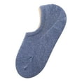thumbnail image 1 of Tao No Show Socks Women Cotton Low Cut Flat Boat Liner Socks Non Slip Solid Color Women's Invisible SocksKhaki, 1 of 1
