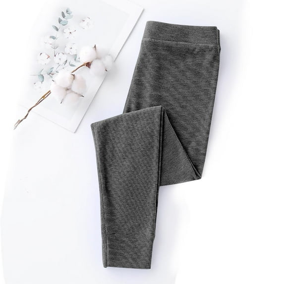 Tao Solid Color Leggings For Girls Boys, Tummy Control Compression Workout Gym Yoga Pants, No Front Seam & High Waist Black7 Years