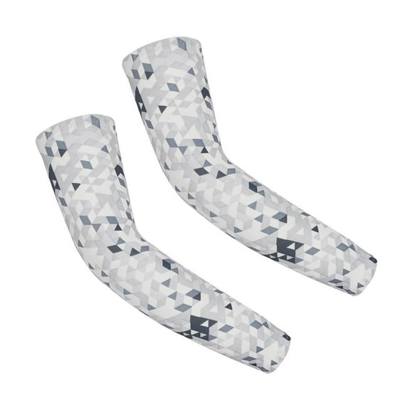 Tao Tao 1 Pack Arm Sleeves UV Protection For Driving Cycling Golf Basketball Warmer Children's Summer Sunscreen Sleeves Arm Gray S