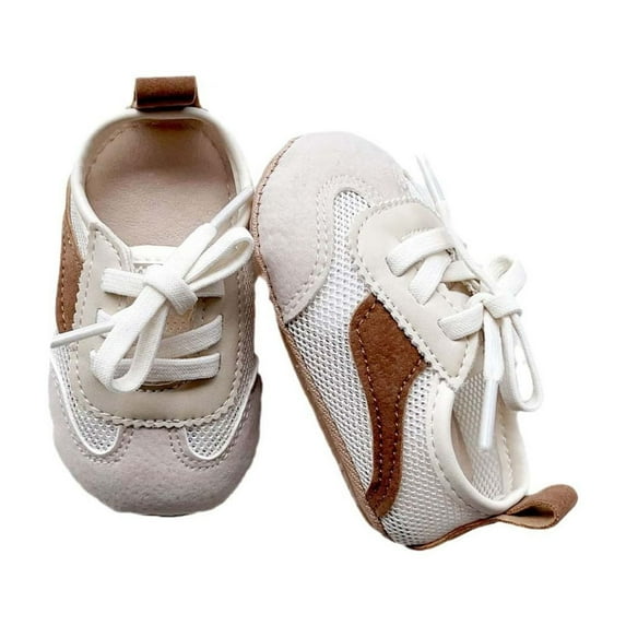 Tao Tao Baby Boys Girls Warm Shoes Soft Soled Cotton Breathable Shoes For Infants Children Toddler Cute Walking Shoes Brown S/5 Months