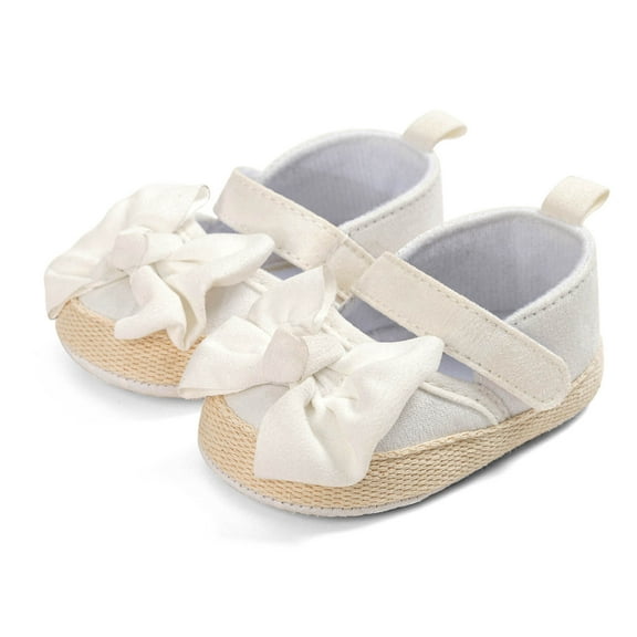 Tao Tao Baby Girl And Boys Shoes Unisex Sneakers For Infant/Toddlers Fashion Non-Slip Soft Bottom Sandals Princess Shoes White 12-18Months