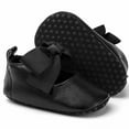 thumbnail image 1 of Tao Tao Baby Girls' Newborn Infant Girls' Ballet Crib Shoe Black 12-15Months, 1 of 4