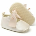 thumbnail image 1 of Tao Tao Baby Girls' Newborn Infant Girls' Ballet Crib Shoe White 12-15Months, 1 of 5