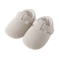 thumbnail image 1 of Tao Tao Baby Infant Girl Boy Shoes First Walking Slippers Sock Soft Barefoot Baby Shoes Wide Toe Box House Slippers Lightweight Breathable Learning To Walk Gray M, 1 of 3