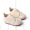 thumbnail image 1 of Tao Tao Baby Shoes Spring And Summer Children Infant Toddler Shoes Boys And Girls Floor Sports Shoes Non Slip Beige 9-11 Months, 1 of 4