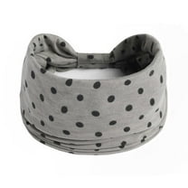 Tao Tao Boho Headbands for Women Fashion Wide Headbands Sports Sweat Absorbing Stretch Non-Slip Bandanas Printed Hair Accessories Band Gray Free Size