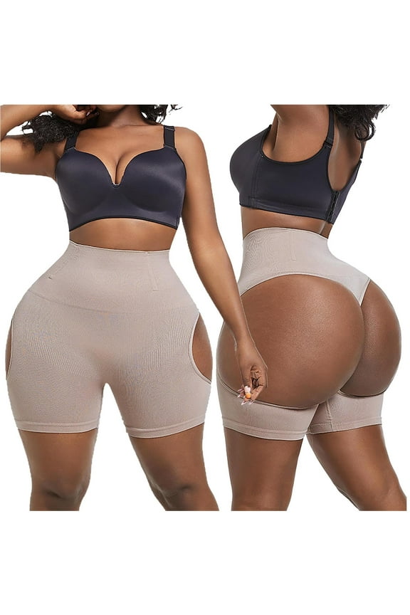Butt Lifting Shapewear For Women Butt Lifter Panties Butt Enhancer Underwear Butt Lifting Underwear Women Butt Shaper Plus Size Tight Shapewear Pants Yellow XL