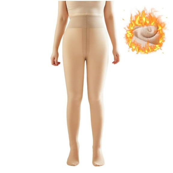 Tao Tao Durability Tights, Rip Resistant Pantyhose, Semi Sheer High Waist T-Crotch Strong Tights for Women Beige XL