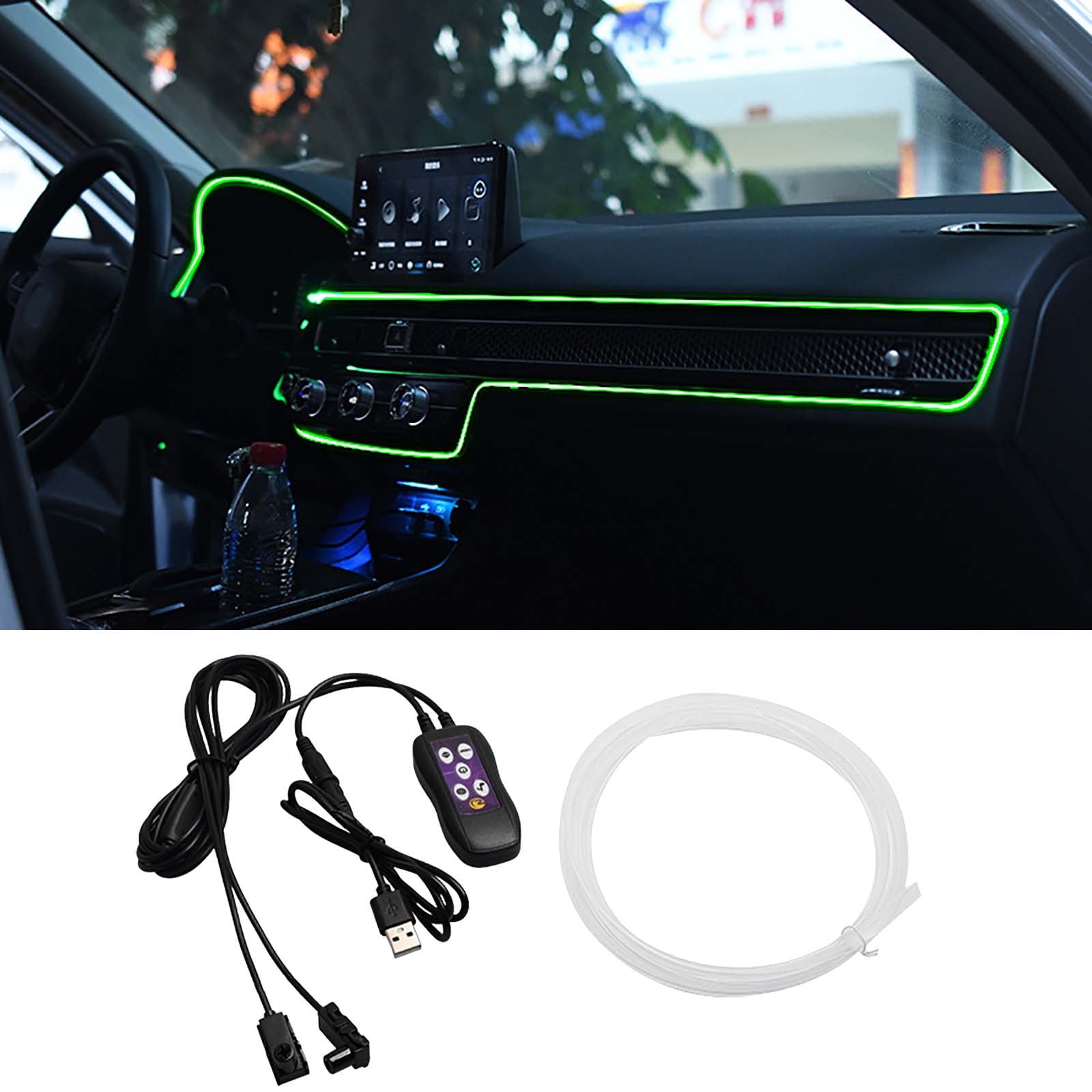 Tao Tao EL Wire LED Car Strip Lights, Auto Neon LED String Strip Light ...