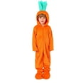 thumbnail image 1 of Tao Tao Easter Bunny Carrot Hooded Onesie Pajamas Unisex Animal Clothes One Piece Jumpsuit For Kids Boys Girls Orange 7 Years, 1 of 2