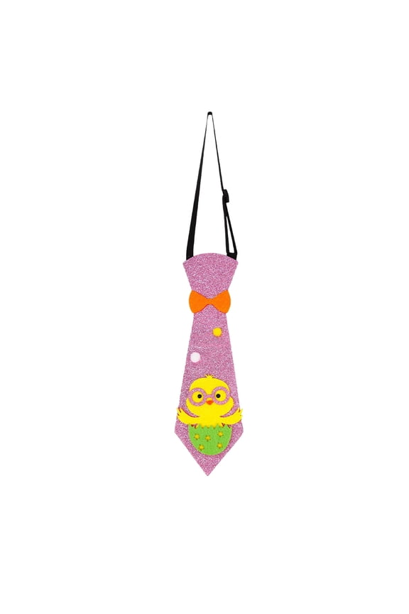 Tao Tao Easter Clothes Accessory Kit Easter Rabbit Bunny Tie Easter Pre-Tied Bow Tie Adjustable Felt Bowties Decorations D