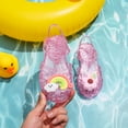 thumbnail image 1 of Tao Tao Girls Jelly Sandals Girls Flower Rainbow Princess Sandals Water Beach Flat Sandals Toddler Shoes Hollow Out Non-Slip Beach Sandals Pink 8 Years, 1 of 7