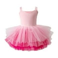 thumbnail image 1 of Tao Tao Girls Toddler Ballet Tutu Skirt Leotards V-Neck Camisole Dress Dance Outfit Ballerina Clothes, Gradient Pink 1 Years, 1 of 2